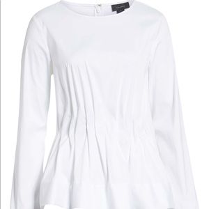 NWT Halogen Tucked Waist Top